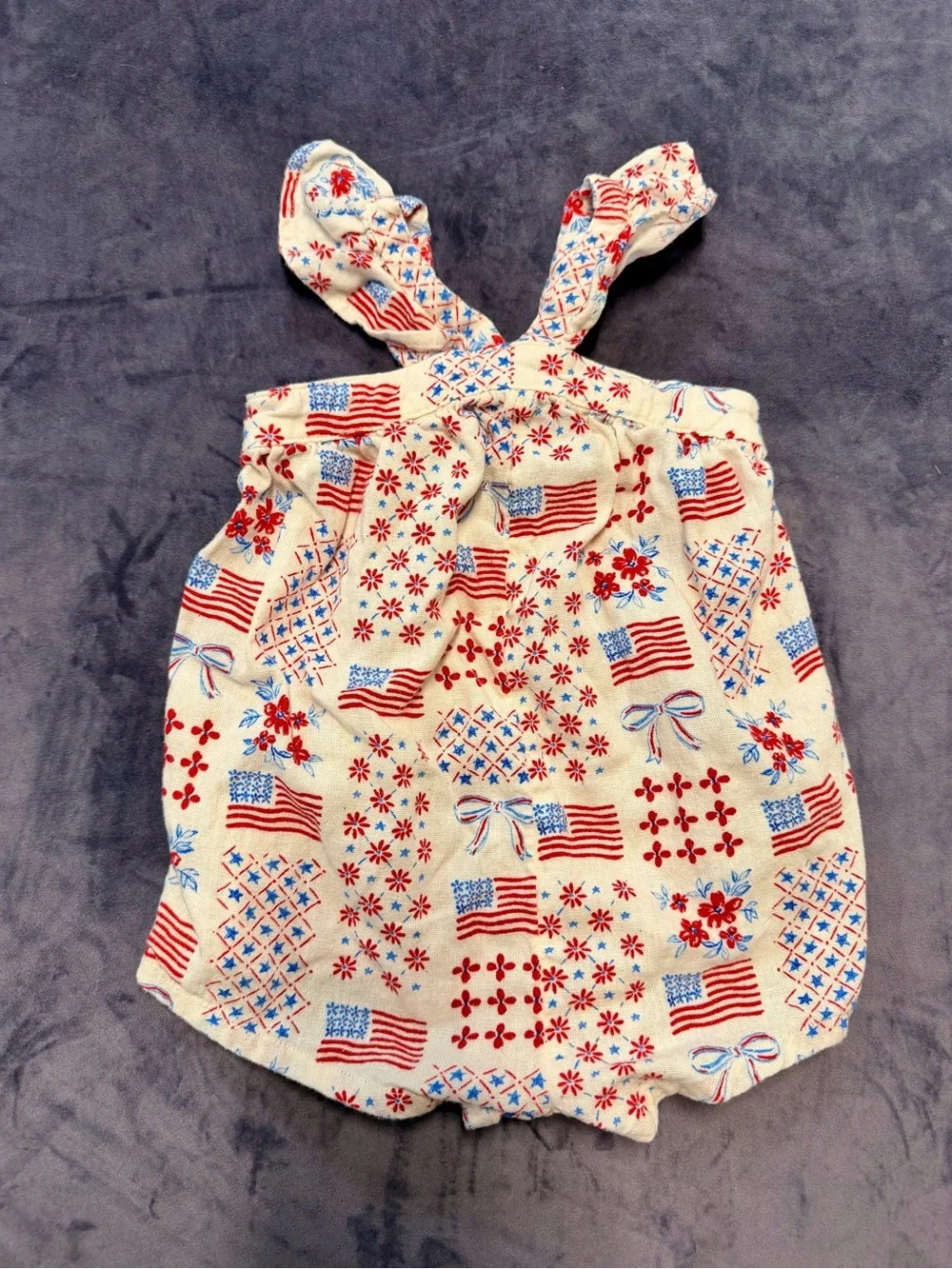 Old Navy ▪️Americana Flag Romper▪️Size 6/12M